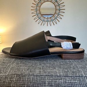 Madewell The Noelle Slingback Sandal in Leather